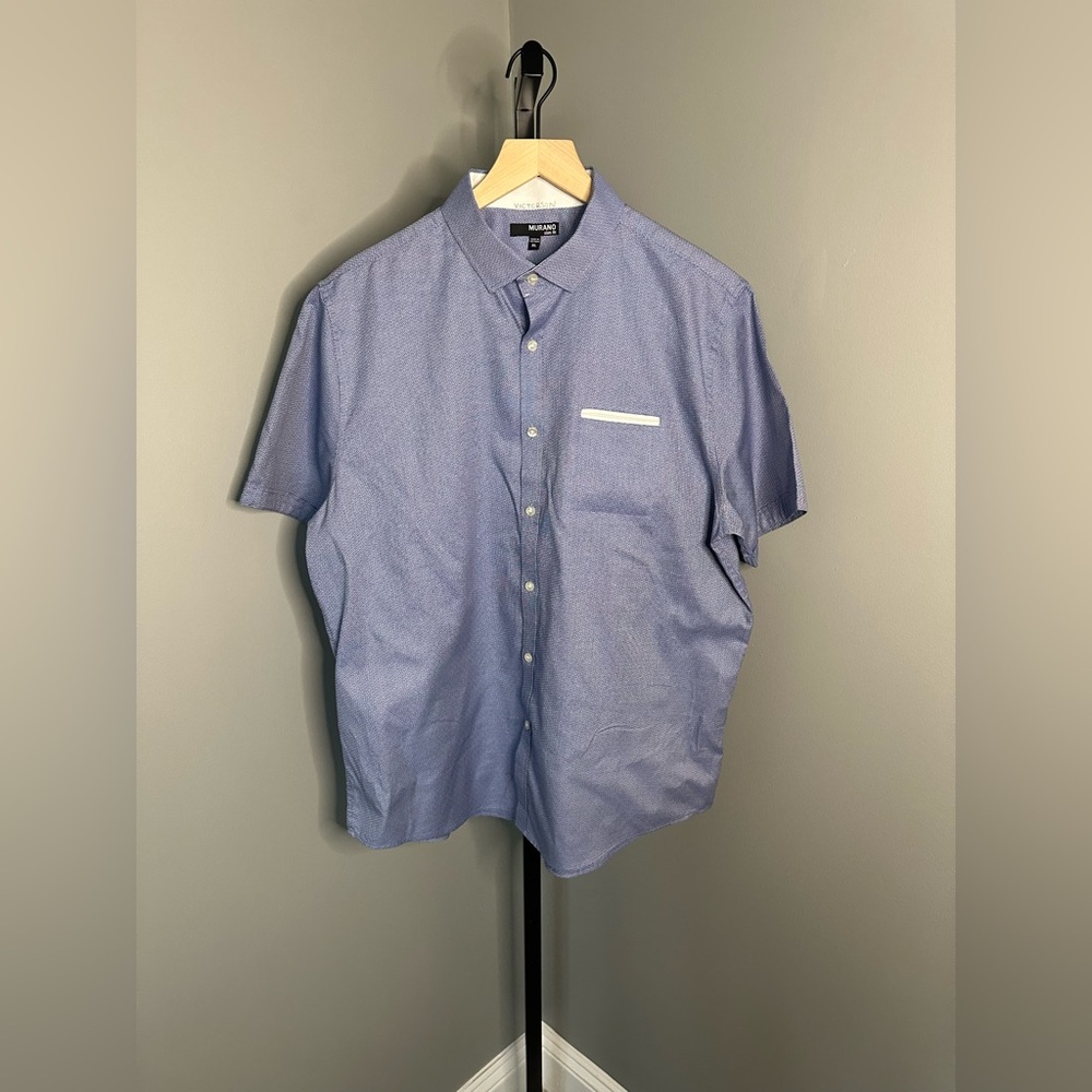 Men's‎ Murano Slim Fit Cotton Button Up Shirt Size XL